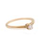 18K yellow gold Ladies 0.12 Carat Diamond Ring 