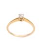 18K yellow gold Ladies 0.12 Carat Diamond Ring 