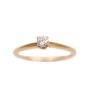 18K yellow gold Ladies 0.12 Carat Diamond Ring 