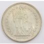 1961 Switzerland 2 Franc silver coin Choice Uncirculated