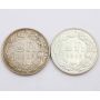 1963 and 1965 Switzerland 2 Franc silver coins AU-UNC