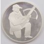 1981 Ridggenberg Switzerland silver Crossbow Medallic coin Cameo Gem Proof 