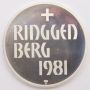 1981 Ridggenberg Switzerland silver Crossbow Medallic coin Cameo Gem Proof 