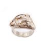 Silver nugget sterling silver ring 15.4 grams Size- 7.5