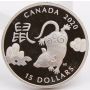 2020 Vision Year of the Rat $15 One ounce Pure Silver Canada Coin Choice Proof