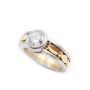 18K yellow gold & platinum 1.02ct VS-1 E Diamond Ring