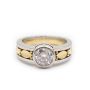 18K yellow gold & platinum 1.02ct VS-1 E Diamond Ring