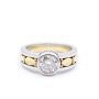 18K yellow gold & platinum 1.02ct VS-1 E Diamond Ring