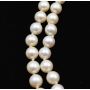 Akoya double strand cultured Pearls 7.5-8mm 18K wg diamonds