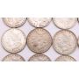 20X Morgan silver dollars 1878 to 1896 different dates & mint marks VF+ to EF+