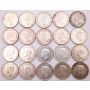 20x 1946 Canada 50 cents 20-coins VF to AU+