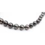 Tahitian Black Pearl necklace 35X 11.15mm-13.40mm pearls 18 inch with appraisal $12,800.