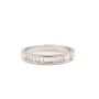 18 Karat White Gold Ladies 0.25 Carat Diamond Wedding Band Ring