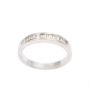 18 Karat White Gold Ladies 0.25 Carat Diamond Wedding Band Ring