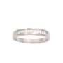 18 Karat White Gold Ladies 0.25 Carat Diamond Wedding Band Ring