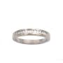 18 Karat White Gold Ladies 0.25 Carat Diamond Wedding Band Ring