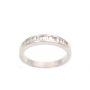 18 Karat White Gold Ladies 0.25 Carat Diamond Wedding Band Ring