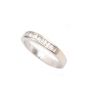 18 Karat White Gold Ladies 0.25 Carat Diamond Wedding Band Ring