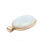 22.36 carat Opal 18K yg pendant lively green, blue mauve & orange