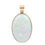 22.36 carat Opal 18K yg pendant lively green, blue mauve & orange