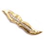 Brinkhaus 18K Yellow Gold Brooch .54cts Diamonds 