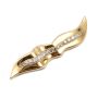 Brinkhaus 18K Yellow Gold Brooch .54cts Diamonds 