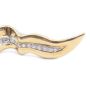 Brinkhaus 18K Yellow Gold Brooch .54cts Diamonds 