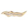 Brinkhaus 18K Yellow Gold Brooch .54cts Diamonds 