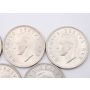 5x 1952 South Africa 5 Shillings Capetown large silver coins 5-coins Choice UNC