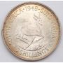 1948 South Africa 5 Shillings Springbok large silver coin toned Uncirculated