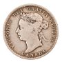 1887 Canada 25 cents nice FINE