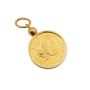 1991 Canada 1/10 oz Gold Maple Leaf with 14K Yellow Gold Bezel Pendant 