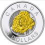 2014 Canada $5 Proof Fine Silver Coin - Rose : Flowers in Canada 