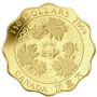 2009 $150 Blessings of wealth 99.999% Pure Gold Scallop Edge Proof Coin