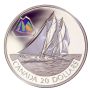 2000 Canada $20 Transportation Series The Bluenose - Sterling Silver Coin 