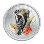 2008 Canada 25 Cents Coloured Coin - Downy Woodpecker