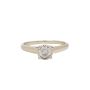 14K White Gold 0.65ct Diamond Engagement Ring Size 9