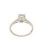 14K White Gold 0.65ct Diamond Engagement Ring Size 9