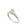 14K White Gold 0.65ct Diamond Engagement Ring Size 9