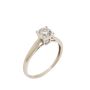 14K White Gold 0.65ct Diamond Engagement Ring Size 9