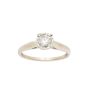 14K White Gold 0.65ct Diamond Engagement Ring Size 9