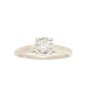 14K White Gold 0.65ct Diamond Engagement Ring Size 9