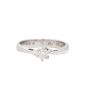 14K White Gold 0.18ct Round Brilliant Cut Diamond VS2 Ring Size 5