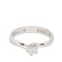 14K White Gold 0.18ct Round Brilliant Cut Diamond VS2 Ring Size 5