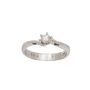 14K White Gold 0.18ct Round Brilliant Cut Diamond VS2 Ring Size 5