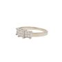 14K White Gold 0.36ct Princess Cut Diamond Ring Size 5.75