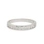 18K White Gold 0.56ct Diamond Ring VVS2-VS1 Size 8.75