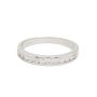 18K White Gold 0.56ct Diamond Ring VVS2-VS1 Size 8.75