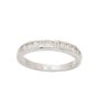 18K White Gold 0.56ct Diamond Ring VVS2-VS1 Size 8.75