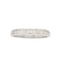 18K White Gold 0.56ct Diamond Ring VVS2-VS1 Size 8.75